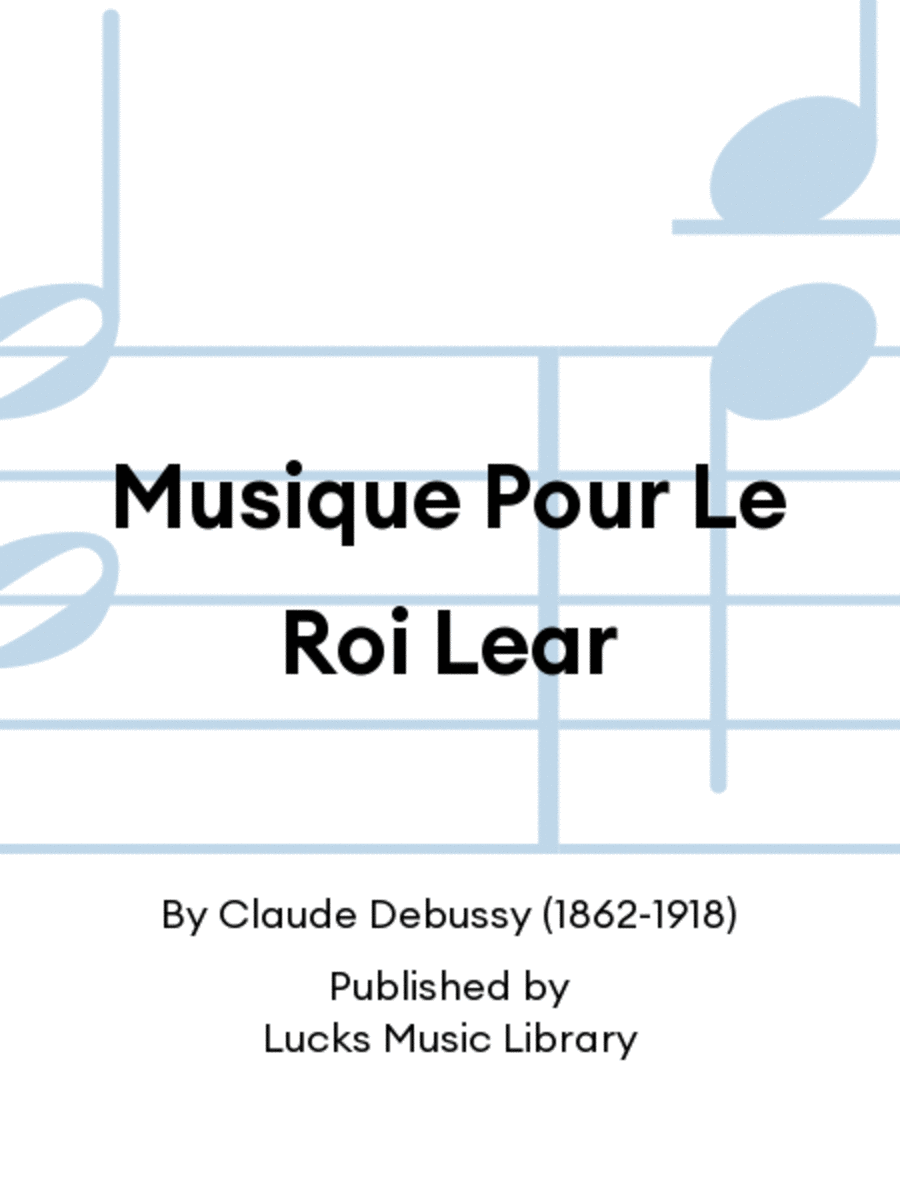 Musique Pour Le Roi Lear