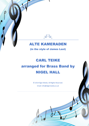 Book cover for Alte Kameraden - Brass Band (in the style of James Last)