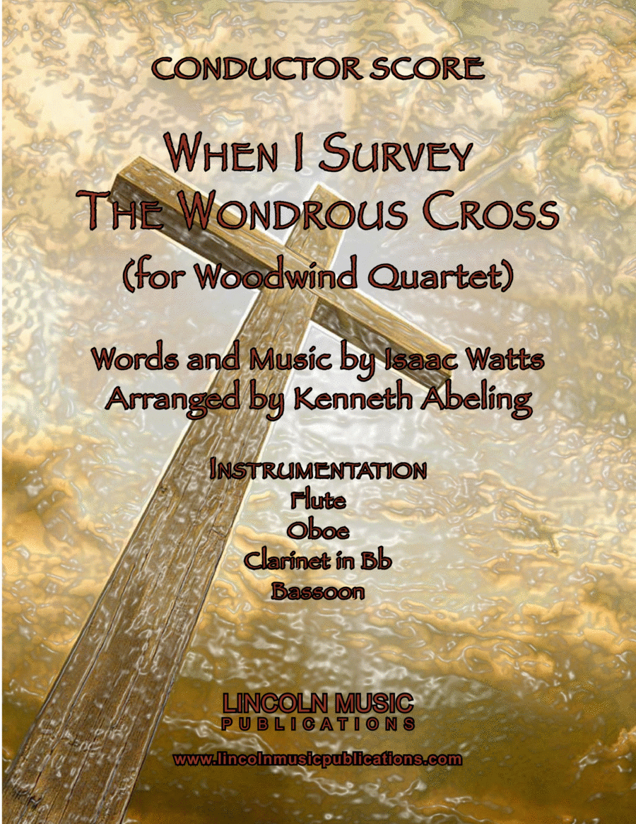 When I Survey the Wondrous Cross (Woodwind Quartet) image number null