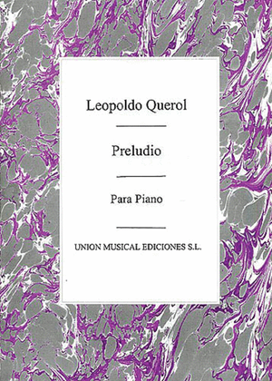 Book cover for Querol: Preludio for Piano