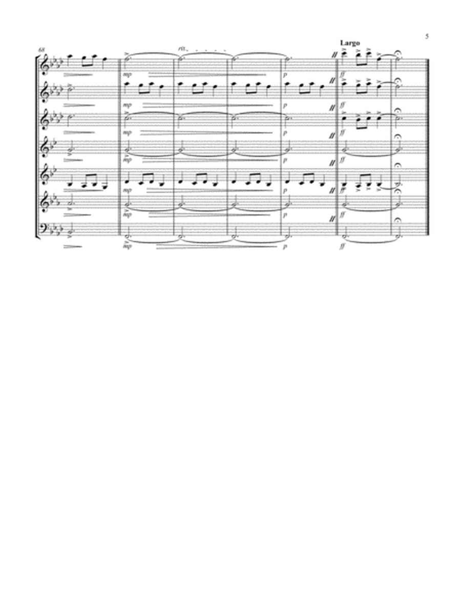 Carol of the Bells (F min) (Woodwind Septet - 2 Flute, 1 Oboe, 2 Clar, 1 Hrn, 1 Bassoon) image number null