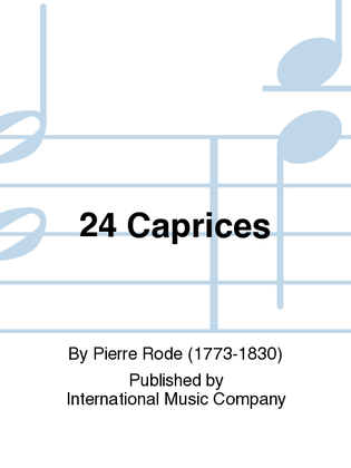 Book cover for 24 Caprices