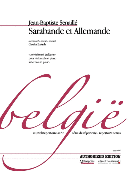 Sarabande et Allemande for Cello and Piano