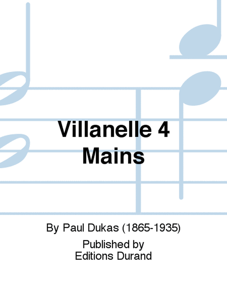 Villanelle 4 Mains