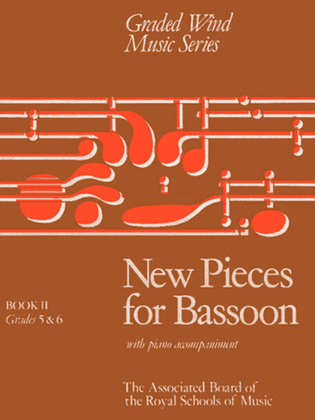 Book cover for New Pieces for Bassoon, Book II