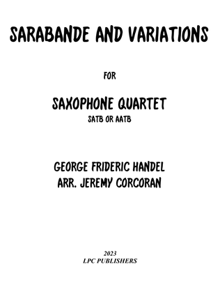 Book cover for Sarabande and Variations