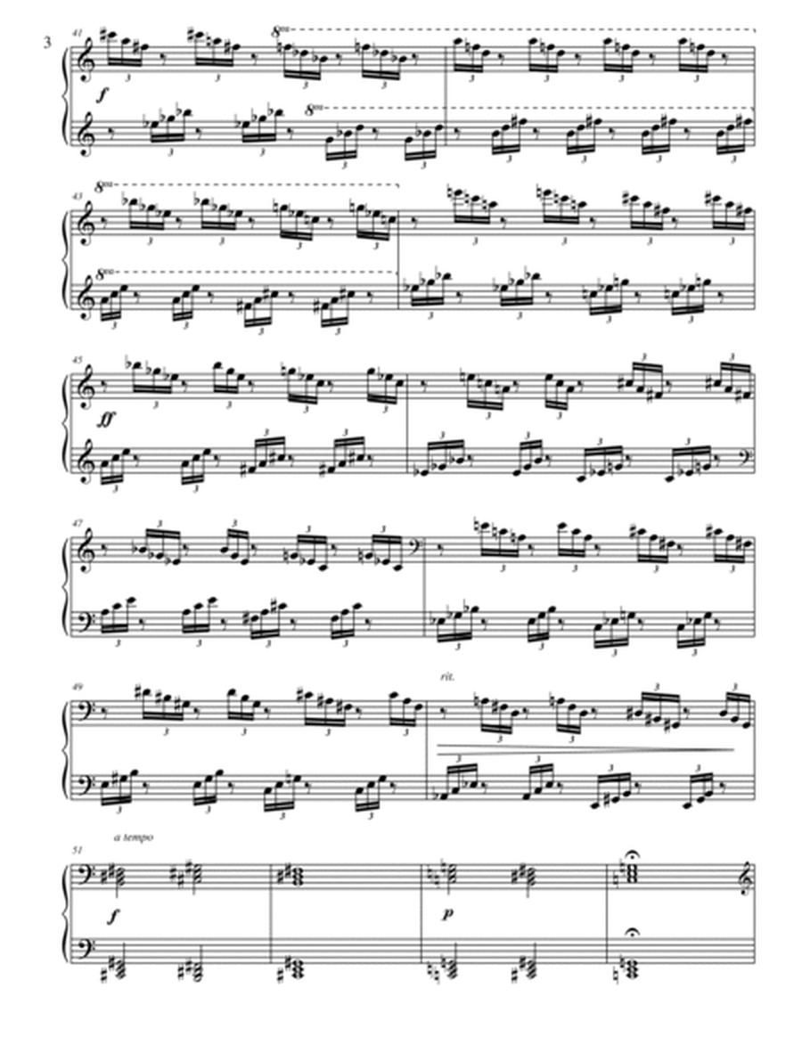 Etude 1.5 + 2.0 for Piano Solo from 25 Etudes using Symmetry, Mirroring and Intervals image number null