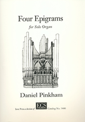 Book cover for Four Epigrams