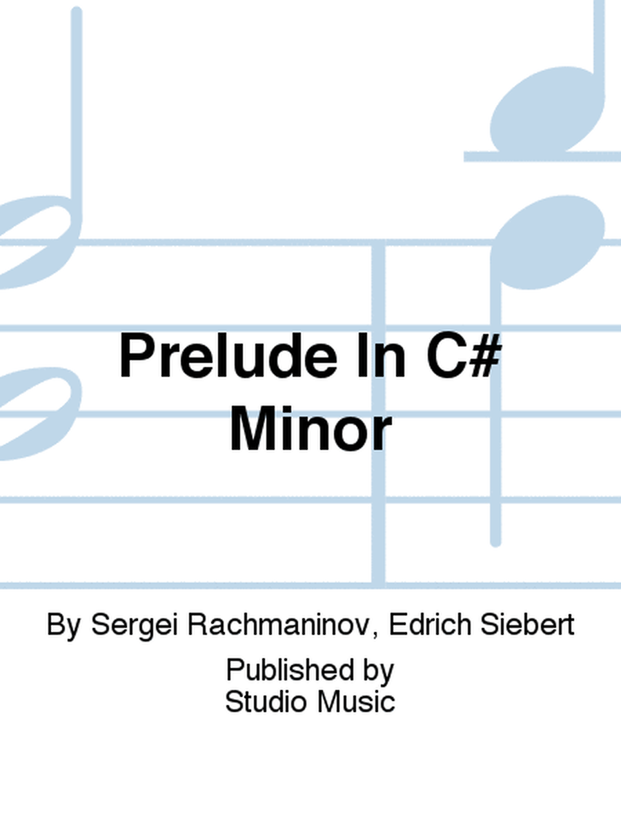 Prelude In C# Minor