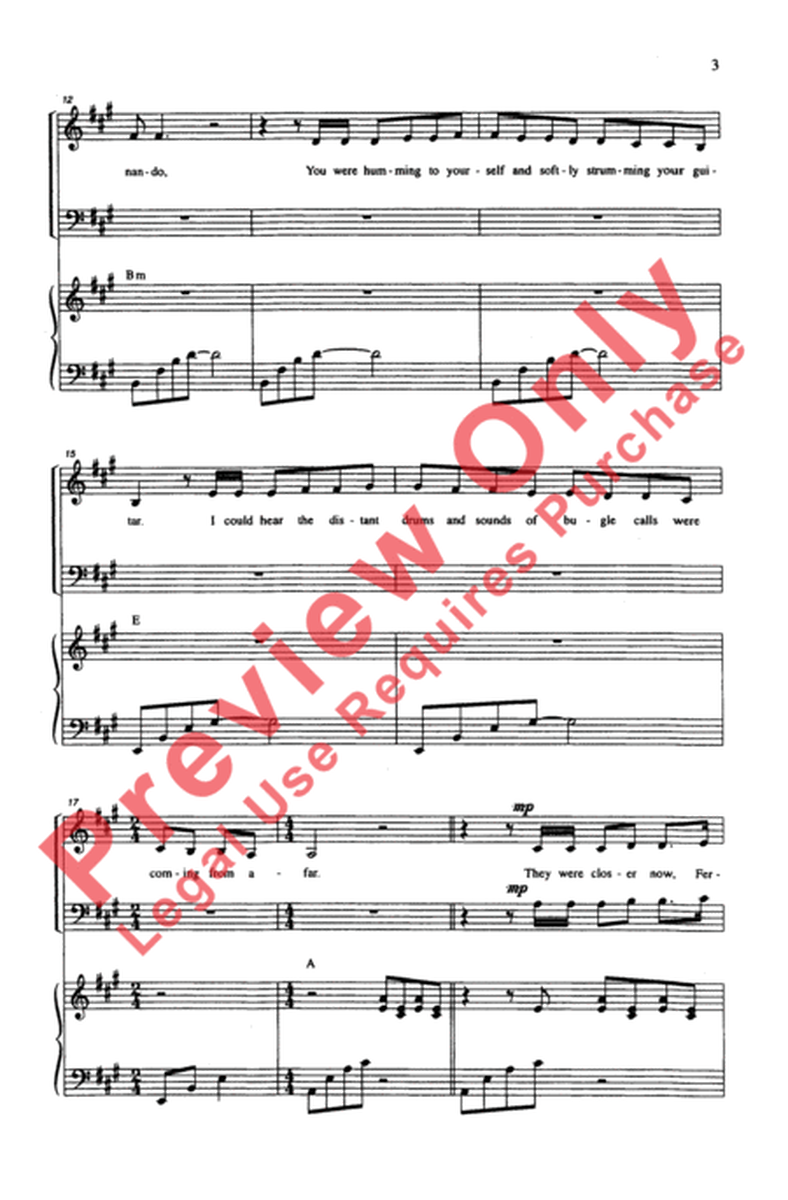 ABBA Forever! by Benny Andersson 3-Part - Sheet Music