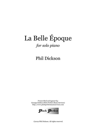 Book cover for La Belle Époque - by Phil Dickson