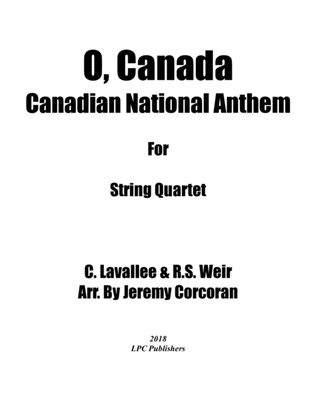 Book cover for O, Canada for String Quartet