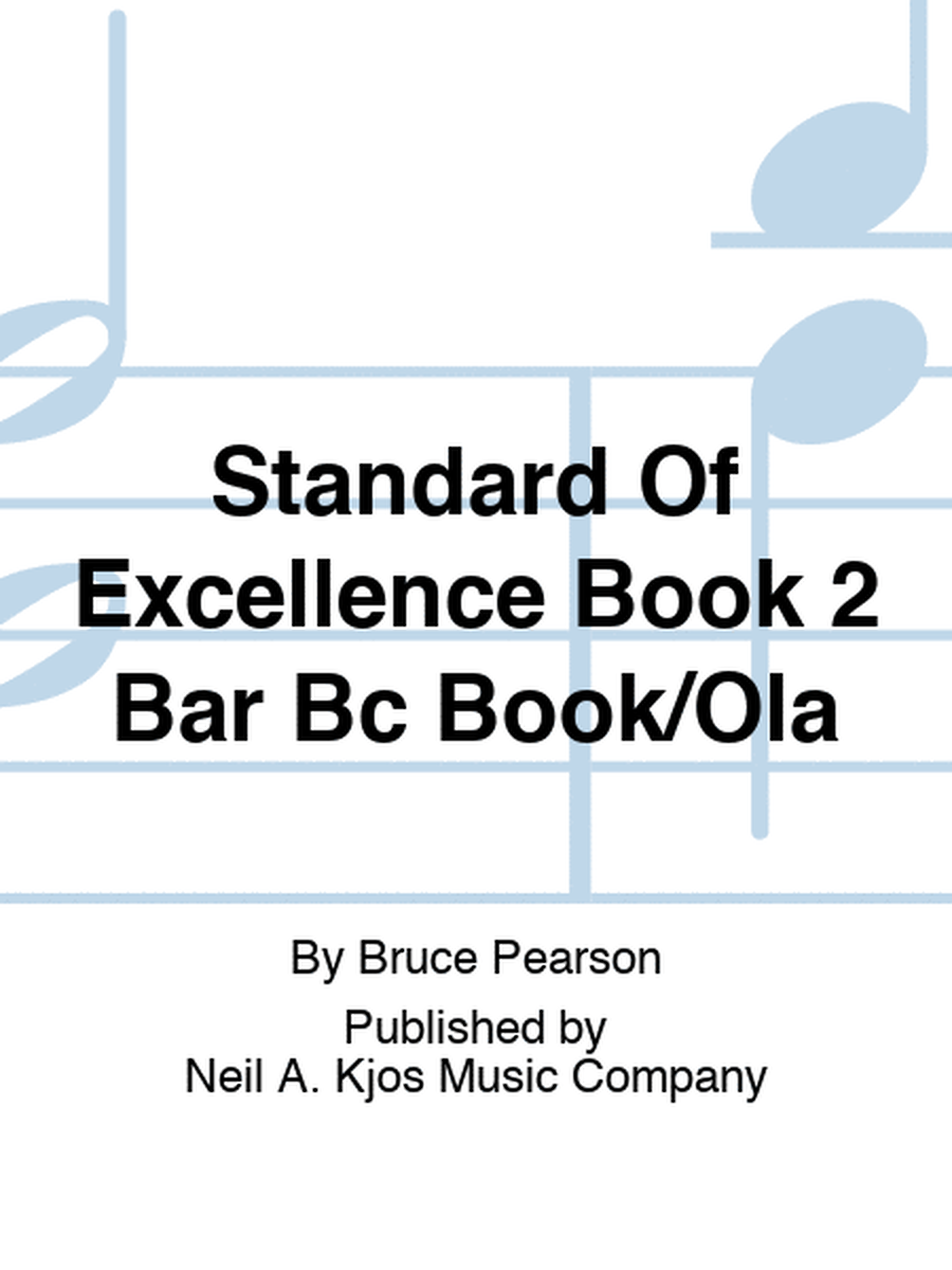 Standard Of Excellence Book 2 Bar Bc Book/Online Audio