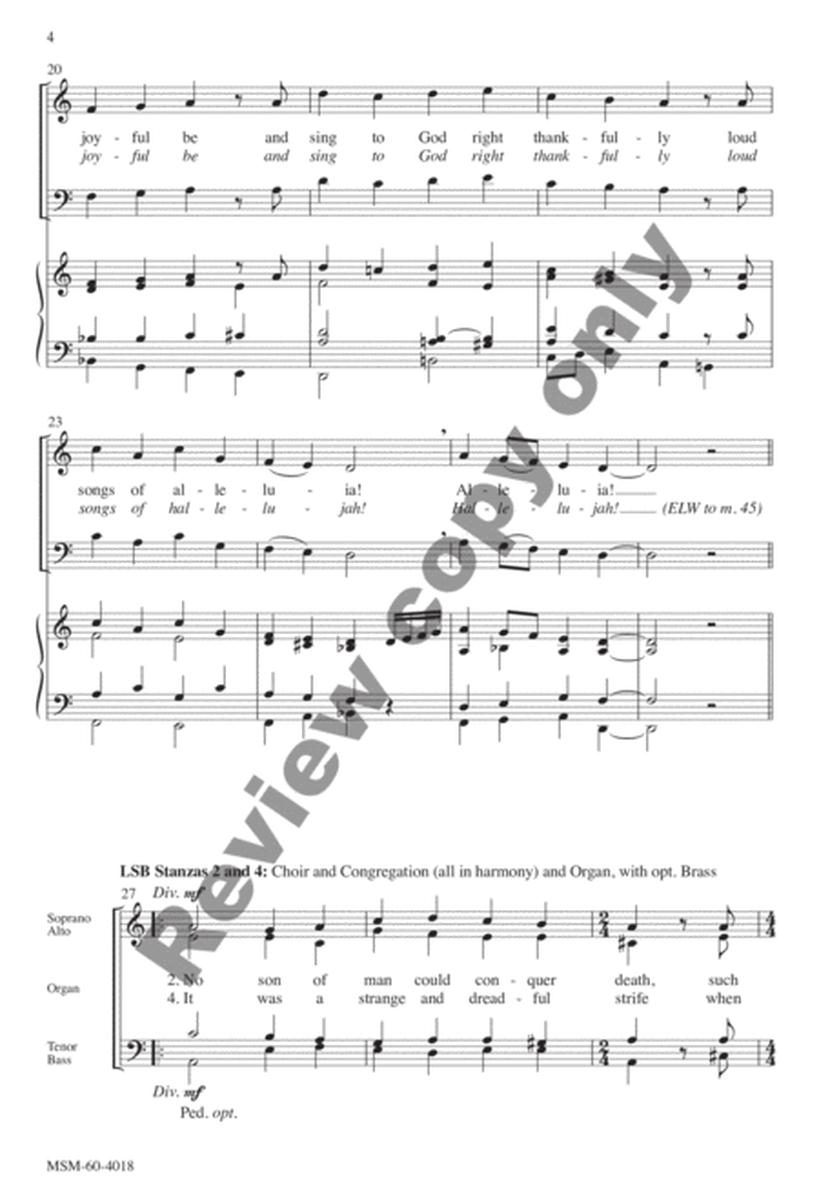 Christ Jesus Lay in Death's Strong Bands (Choral Score) image number null