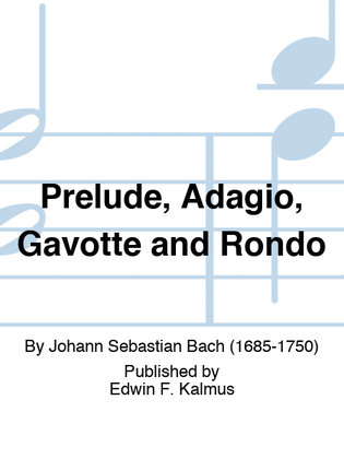 Book cover for Prelude, Adagio, Gavotte and Rondo