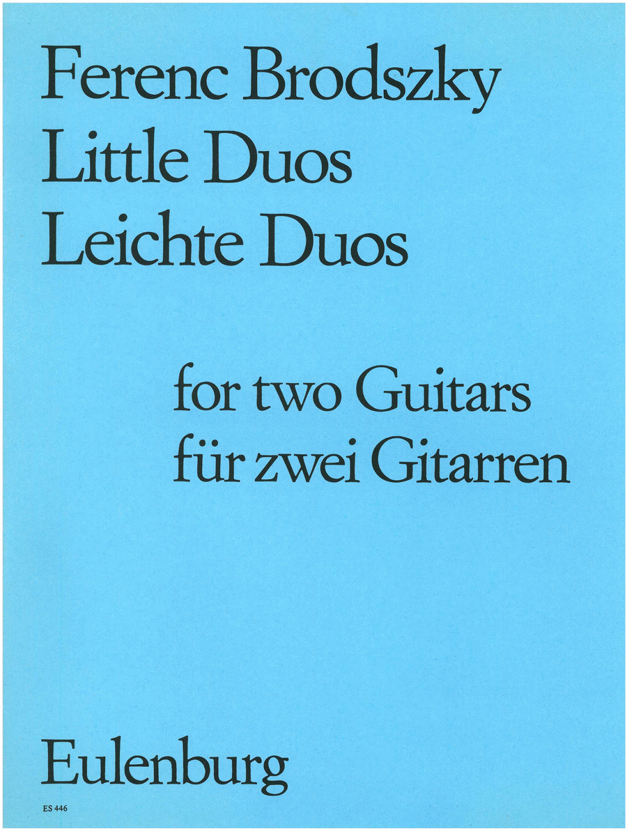 Easy duos for 2 guitars