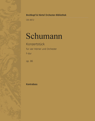 Book cover for Concert Piece in F major Op. 86