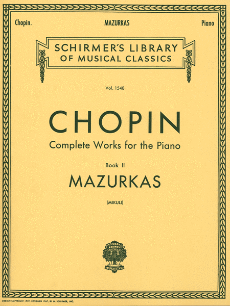 Frederic Chopin : Mazurkas