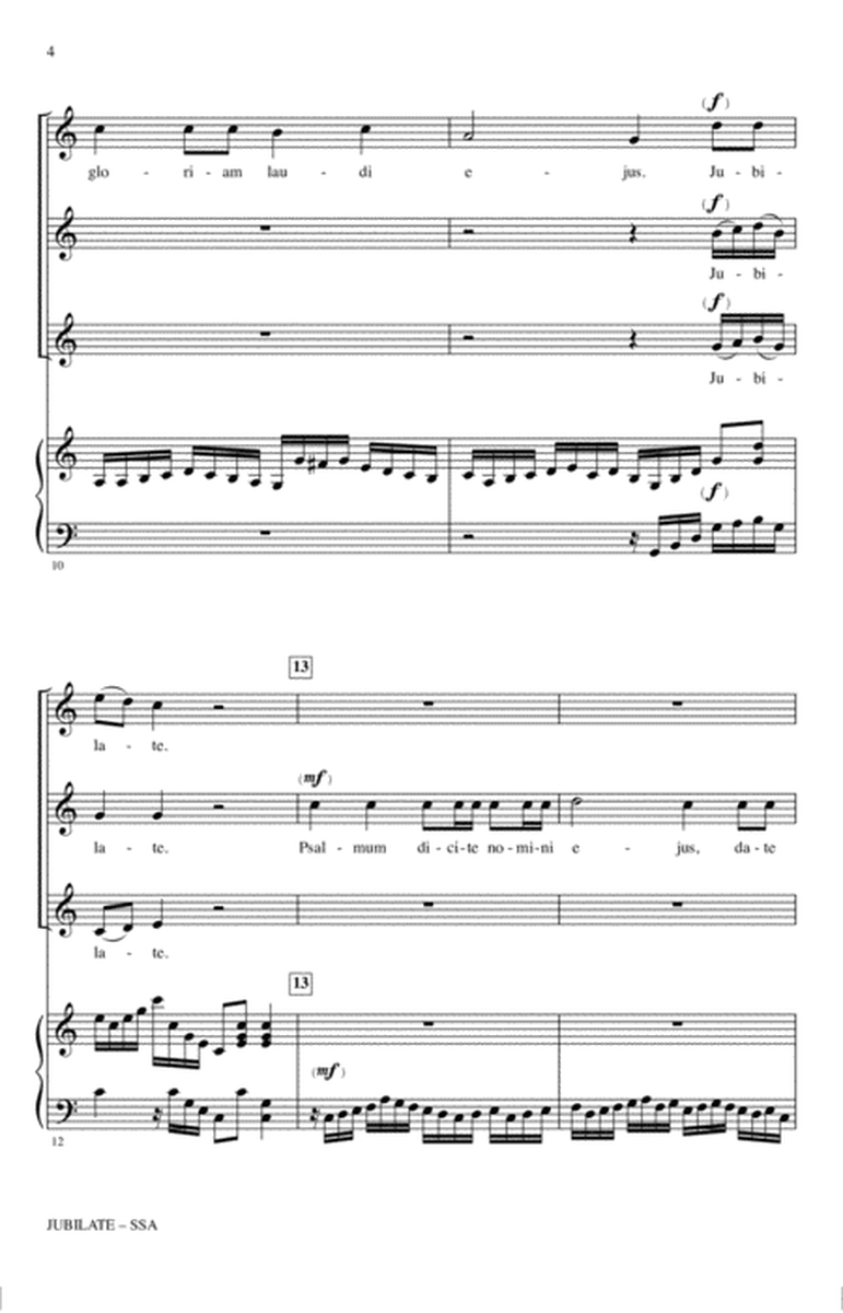 Jubilate (arr. John Leavitt)