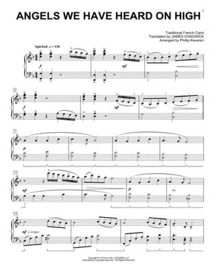 Book cover for Angels We Have Heard On High [Classical version] (arr. Phillip Keveren)