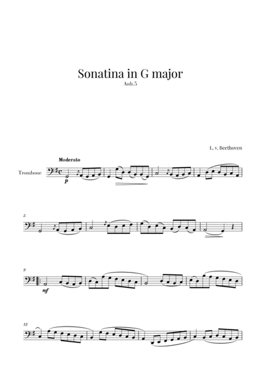 Beethoven - Sonatina in G Major (for Trombone) image number null