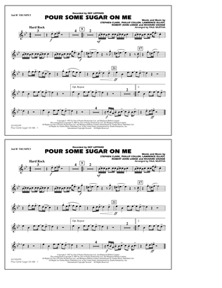 Pour Some Sugar On Me (arr. Paul Murtha) - 2nd Bb Trumpet