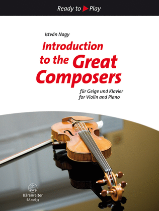 Book cover for Introduction to the Great Composers for Violin and Piano