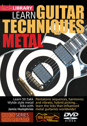 Book cover for Learn Guitar Techniques: Metal