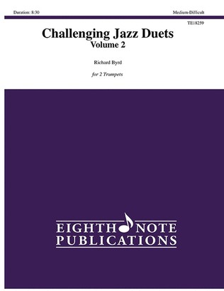 Book cover for Challenging Jazz Duets, Volume 2