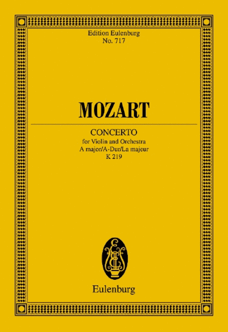 Violin Concerto No. 5, K. 219