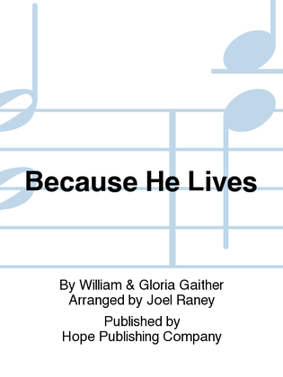 Book cover for Because He Lives