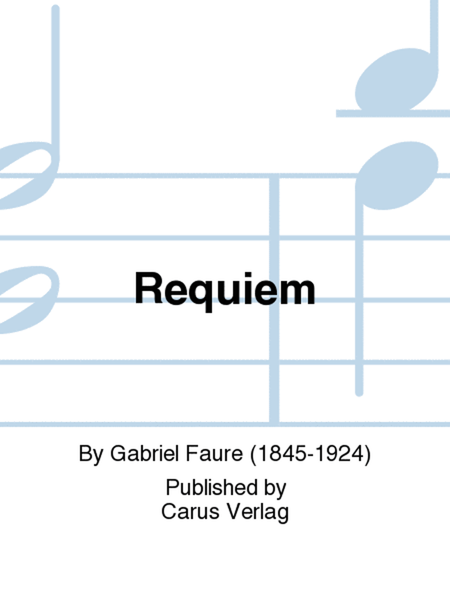 Requiem. Version for symphony orchestra (Requiem. Fassung fur Sinfonieorchester)