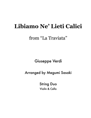 Book cover for Libiamo Ne'Lieti Calici (Brindisi)