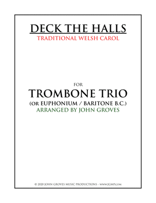 Book cover for Deck The Halls - Trombone Trio