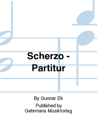 Book cover for Scherzo - Partitur