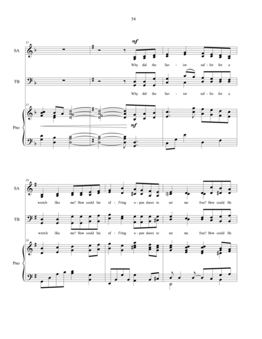 Why Did the Savior Die For Me? - sacred music for SATB choir image number null