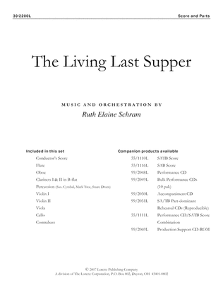 Book cover for The Living Last Supper - Small Orchestra Score/Parts