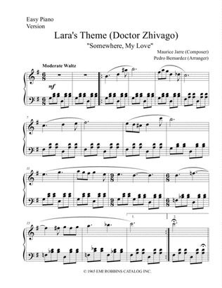 Book cover for Lara's Theme From Doctor Zhivago