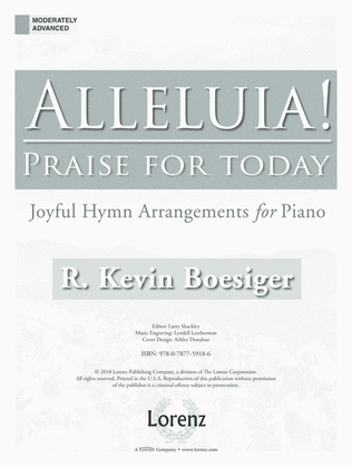 Book cover for Alleluia! Praise for Today (Digital Delivery)