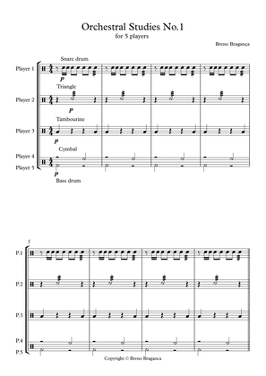 Orchestral Studies No.1(5 Players)