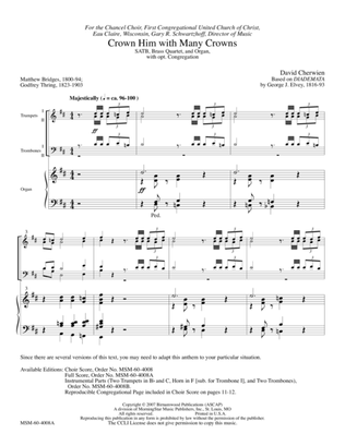 Crown Him with Many Crowns (Downloadable Full Score)