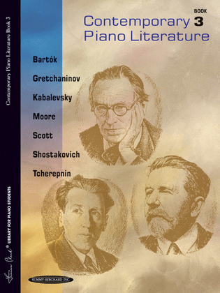 Book cover for Contemporary Piano Literature, Book 3
