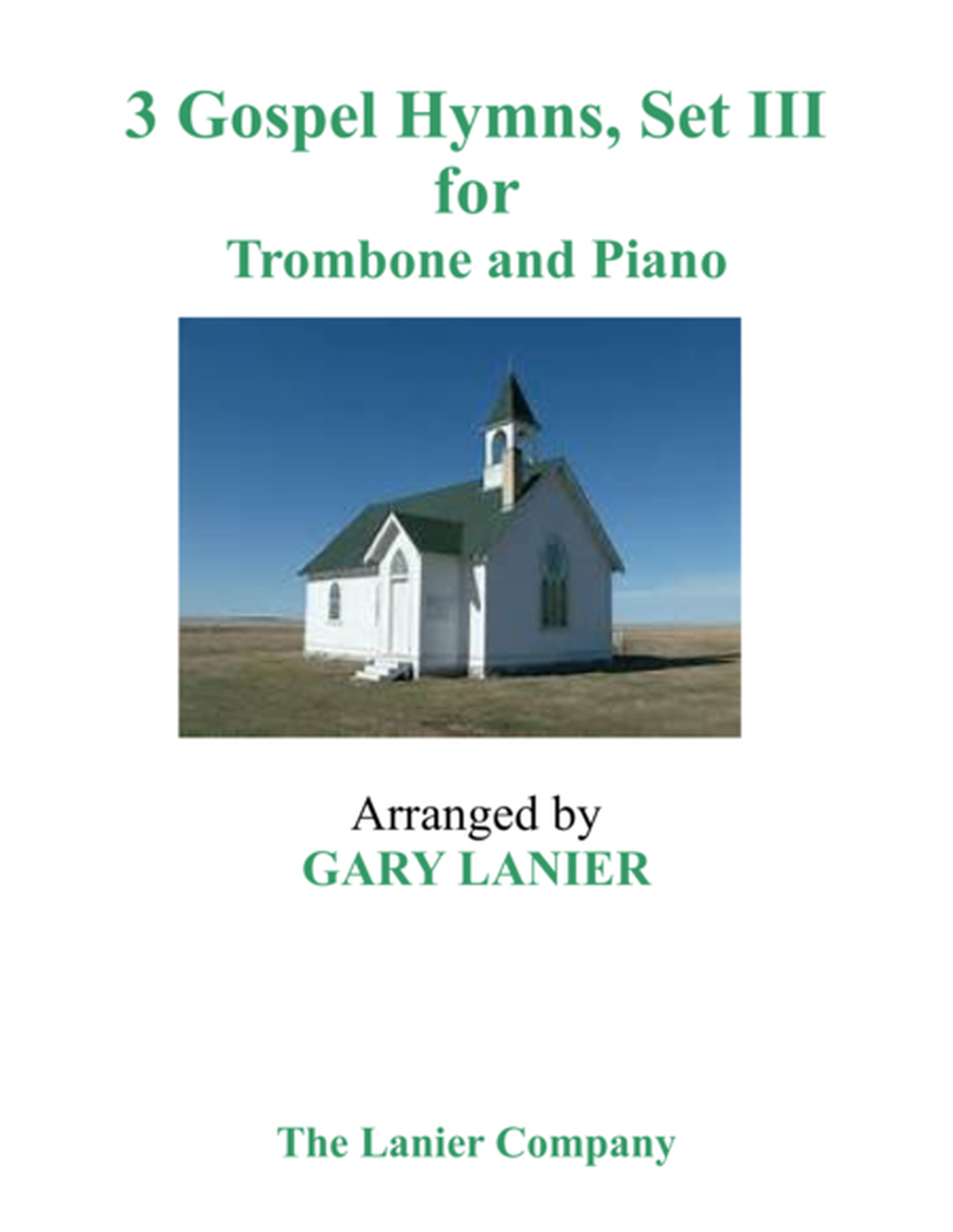 Gary Lanier: 3 GOSPEL HYMNS, SET III (Duets for Trombone & Piano) image number null