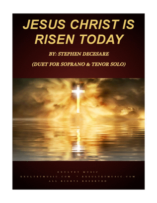 Book cover for Jesus Christ Is Risen Today (Duet for Soprano and Tenor Solo)