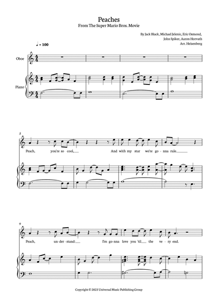 Peaches - Piano - Digital Sheet Music