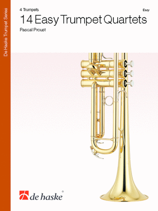 Book cover for 14 Easy Trumpet Quartets