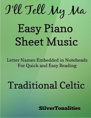 Book cover for I'll Tell My Ma Easy Piano Sheet Music