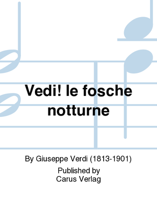 Book cover for Vedi! le fosche notturne