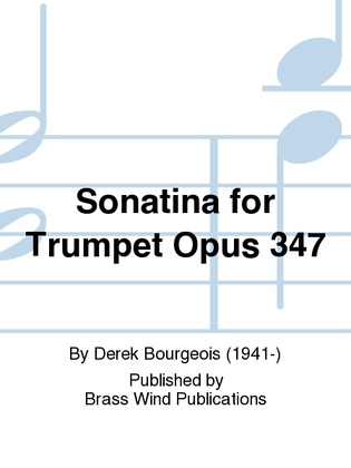 Book cover for Sonatina for Trumpet Opus 347