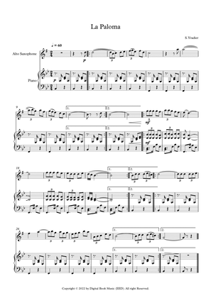 La Paloma - Sebastian Yradier (Alto Sax + Piano)
